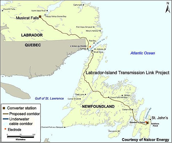 Map depicting the location of the project, as described in the current document.
