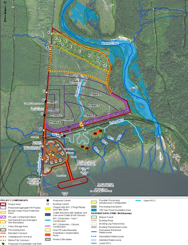 Figure 10: Flood Protection Dyke and Inundation Area