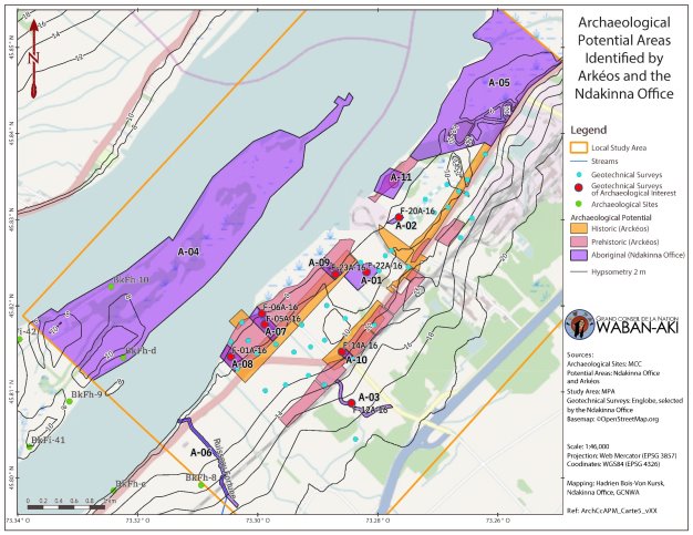 Figure 15: Potential Archaeological Areas in the Local Study Area